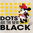 thumbnail image 3 of Disney - Mickey & Friends - Minnie Mouse - Dots Are the New Black - Toddler And Youth Crewneck Fleece Sweatshirt, 3 of 5
