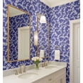 thumbnail image 3 of S4sassy Self Adhesive Wallpaper, Branch & Leaf Wallpaper, Purple Removable DIY Vinyl Wall Covering, Textured Peel and Stick Contact Paper for Entryway accent wall, Easy Home Decor Solution (25"x240"), 3 of 9