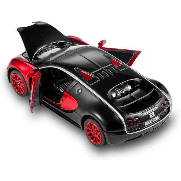 Bugatti Veyron Coche de juguete 1 32 Aleacion Diecast Metal Modelo Coches para ninos de 3 a 12 anos Rojo Walmart en linea