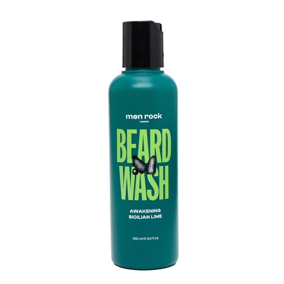 Men Rock Lavado de Barba Despertador, Cuidado de la Barba, 100 ml