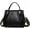Black, variant on Women Crossbody Bag Retro PU Leather Saddle Handbag Purse Large Capacity Satchel with Adjustable Wide Shoulder Strap