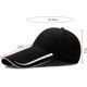 thumbnail image 2 of Gorra de béisbol NQ, algodón lavado, visera extra larga, 2 of 4
