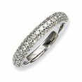 thumbnail image 1 of 925 Sterling Silver 61 Stone Cubic Zirconia Cz Ring, 1 of 5