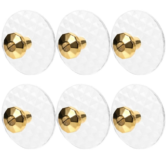 6pcs Adhesive Jewelry Hooks Wall Hooks Necklace Hanger Key Organizer Punch-free Wall Hooks