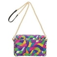 thumbnail image 2 of FORMRS Women Crossbody Purse with Chain Strap Vegan Leather Shoulder Handbag, Colorful Plaid, 2 of 7