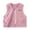Dusty Rose, variant on Baby Girls Boys Sherpa Fleece Vest Toddler Lightweight Fall Winter Warm Sleeveless Outerwear Jacket with Pockets 1-7T