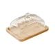 thumbnail image 1 of Billuyoard occidental cuadrado para postres y pasteles con tapa, juego de cubierta de vidrio transparente, soporte para pasteles con tapa, nachos Almacenamiento y organización del hogar tipo+3, 1 of 6