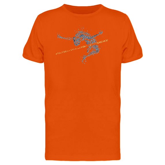 High Jump Gymnast Dot Art Tee Men's -Image by Shutterstock