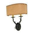 thumbnail image 3 of Meyda Tiffany 50679 14.5" W Ranchero 2 Light Wall Sconce - Bronze, 3 of 5