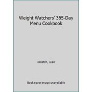 Pre-Owned Weight Watchers' 365-Day Menu Cookbook (Paperback) 0452257174 9780452257177