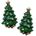 thumbnail image 6 of Gymnture 2Pcs Christmas Fridge Magnets 3D Xmas Tree Decor Resin Stickers, 6 of 10