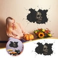 thumbnail image 1 of Boovnll Wall Decor, Halloween Broken Wall Broken Wall Skull Halloween Window Glass Decorative Wall Sticker, Home Decor, Wall Art, Wall Art for Living Room, 1 of 9