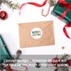 thumbnail image 5 of Bearachild Decoración Etiqueta Adhesiva Tema de Navidad Feliz Navidad Caja de regalo Etiqueta Papel Kraft Feliz Navidad Eslogan Etiqueta decorativa Rollo Kits de decoración para fiestas Bearachild HA019826-00, 5 of 6