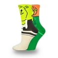 thumbnail image 6 of Shrek Women's St. Patrick's Day Magnetic Arms Mid-Crew Socks, 1-Pack, Size 4-10, 6 of 7