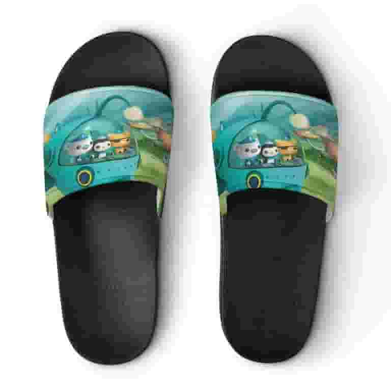 【MODERNIF】And daily slippers Octonauts Slippers for Men Womens Sandals Anti-Skid Slides