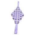 thumbnail image 4 of Rodillo de masaje portátil para fitness, yoga, masajeador muscular violeta, 4 of 9