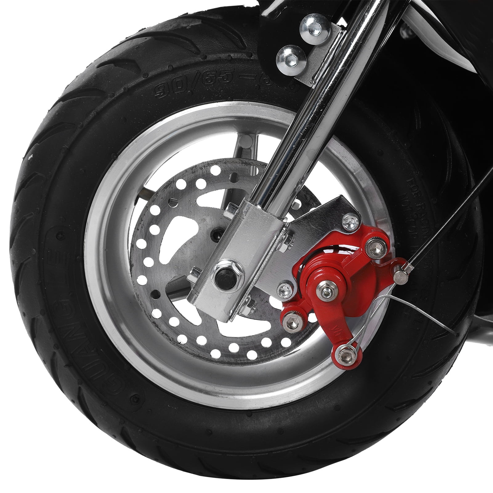 Moxufan Mini Motorcycle,Strong Power 2-Stroke 49cc Over 12 Years Old Kids,Pocket Gas Motorbike,High Brightness Dual Headlights Rubber Handlebar