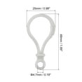 thumbnail image 2 of Plastic Lobster Clasps, Claw Snap Clip Hooks for Keychains DIY Grey,100Pack, 2 of 7