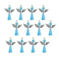 thumbnail image 2 of EHJRE 12pcs Handmade Charms Pendants Acrylic Drop Beads for Jewelry Making Blue, 2 of 9