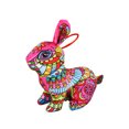 thumbnail image 2 of Biplut Bunny Plush Doll Chinese Style Colorful Prints Cute Bunny Doll Plushies Ornament PP Cotton Stuffed Animal 2023 Year Rabbit Doll Plush Toy New Year Gift, 2 of 13