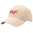 thumbnail image 1 of Gorra de béisbol ajustable de 49 a 52 cm para primavera y verano, para niños y niñas, con protección solar, color beige, 1 of 5