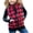 Red, variant on Children Plaid Pattern Vest Wear Sleeveless Casual Girl's Jacket