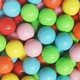thumbnail image 4 of Multicolor Golf Practice Balls For Indoor Outdoor Training Standard Size 12 Pack, 4 of 6