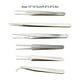 thumbnail image 3 of Vogacara Pinzas para pestañas, punta curva antiestática, pinza para cejas, multiusos, fácil de limpiar, Flexible, duradero, suministros para Type7 NO7, 3 of 6