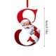thumbnail image 3 of 26 Adornos Colgantes Con Letras Del Alfabeto Para El Árbol De Navidad Adornos Para El Árbol De Navidad Novedad Y Combinación Única De Letras Del Alfabeto Adornos Colgantes De Papá Noel, 3 of 5