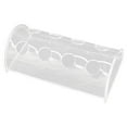 thumbnail image 3 of Acrílico transparente Semicírculo Florero Foto Prop DIY Arreglos florales Maceta para inauguraciones de la casa, Caja de flores versátil de cumpleaños 8 Agujeros 200mm BLESIY florero rectangular, 3 of 8