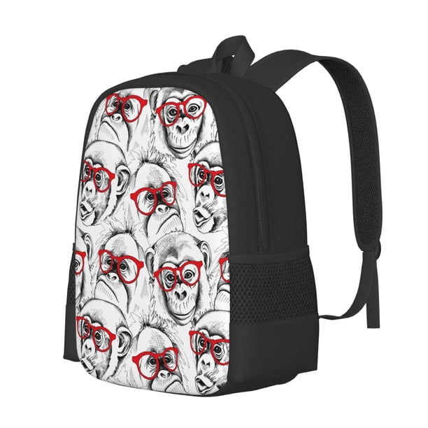 Disketp Monkey Mochila Minimalista de Gran Capacidad, Mochila de Viaje para Escuela, Trabajo o Uso Diario