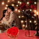 thumbnail image 5 of Cesta de hierro con rosas de jabón para San Valentín, decoración de ambiente, regalo, 6 adornos de flores de jabón, 5 of 6