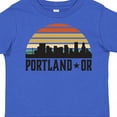 thumbnail image 4 of Inktastic Portland Oregon Skyline Retro Sunset Boys or Girls Toddler T-Shirt, 4 of 5