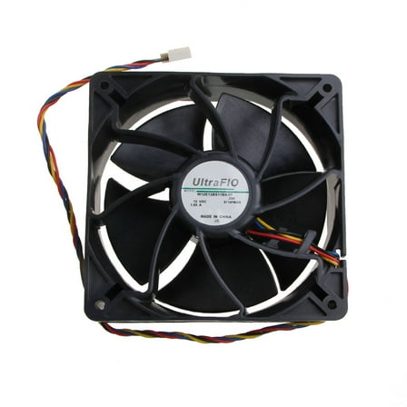 6000RPM 120mm 12cm PWM High Speed CFM Computer Cooling Fan,W12E12BS11B5-07 120X120X38 for 12V 1.65A 4wire 4-Pin