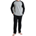 thumbnail image 1 of GIVEITPRO - Ensemble de Pyjama pour Hommes en Coton 100 % à Manches Longues Haut et Bas, 1 of 7