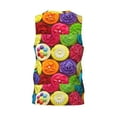 thumbnail image 2 of Rocae Brightly Colored Cupcakes for Men's Basketball Jersey Lightweight and Breathable Athletic Tank Top,Quick-Drying Sports Jersey Large, 2 of 9