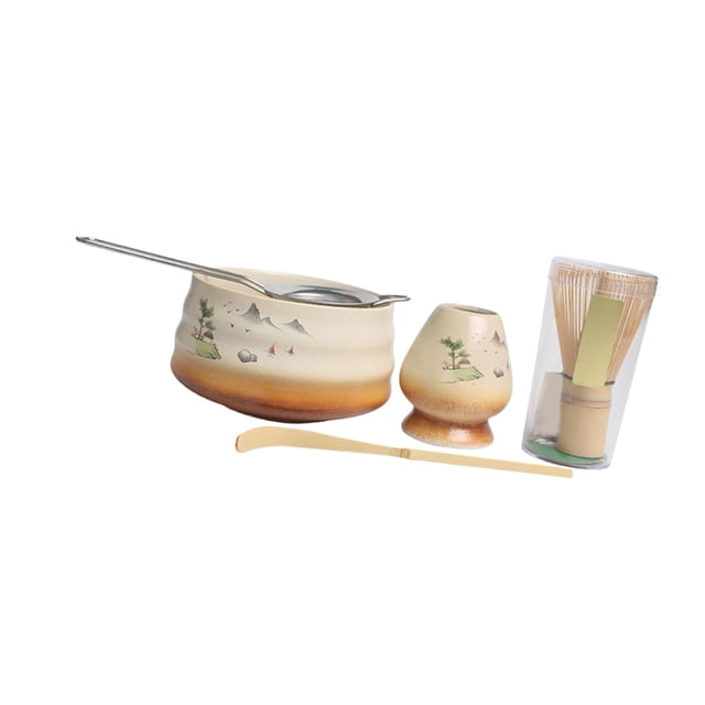 Abbracc Matcha Tea Set Ceramic Whisk Holder Tableware Matcha Bowl Supplies Traditional