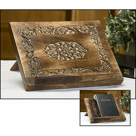 - Robert Smith MD034 Medallion Wood Carved Bible/Missal Stand
