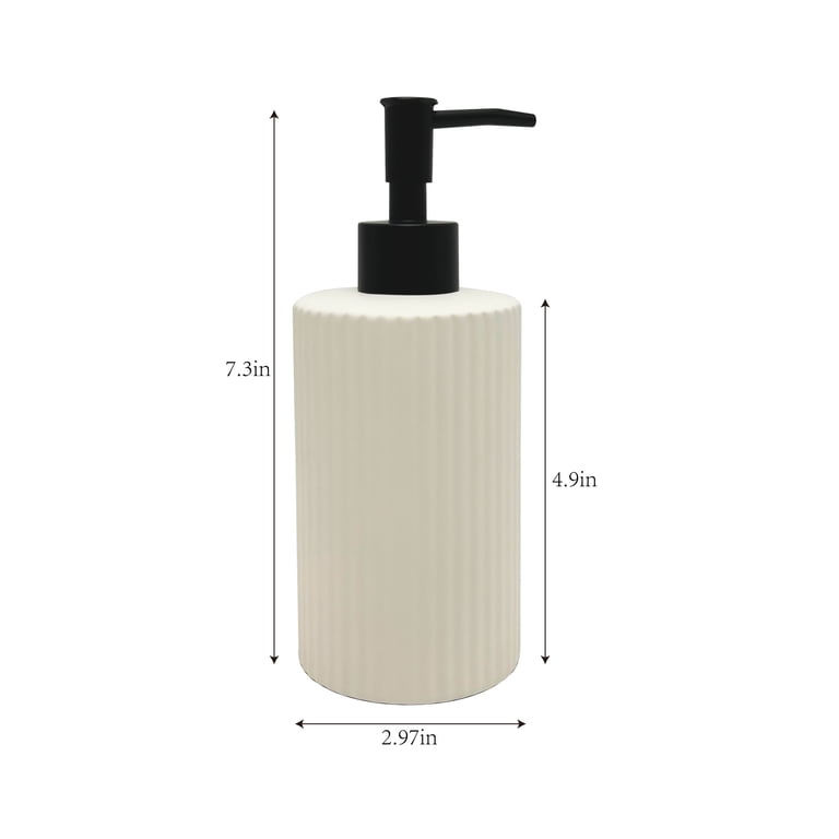 mini every BSH-311 マットホワイト Mainstays 3-Piece White Bath Accessory Set with Tumbler, Soap