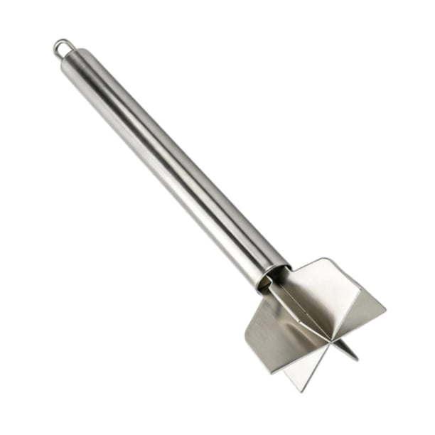Aplastador de Papas Utensilio de Cocina Práctico con Diseño Robusto Triturador Multifuncional de Carne y Frutas Fabricado en Acero Inoxidable Fácil