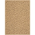 thumbnail image 3 of Safavieh Courtyard Camille Spotted Indoor/Outdoor Area Rug, Natural/Gold, 4' x 5'7", 3 of 15