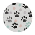 thumbnail image 2 of JEUXUS  Paw Print Round Tablecloth for Indoor and Outdoor, Waterproof Table Cloth Cover Decorative for for Kitchen Dining Table, Parties and ​Camping, 2 of 7