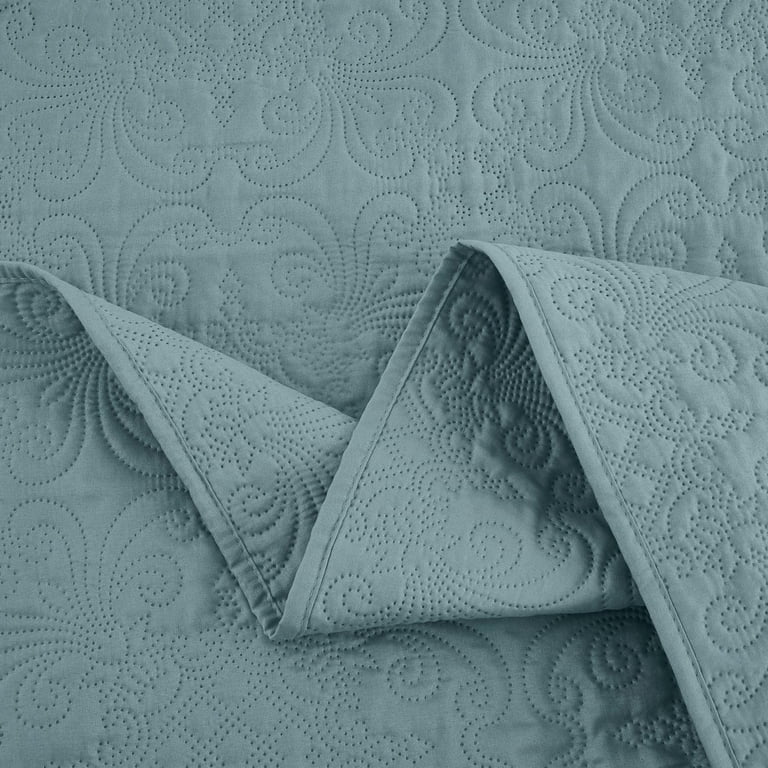 Chezmoi Collection Lux - Set di biancheria da letto in velluto blu navy