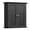 Black, variant on ChooChoo Bathroom Wall Cabinet, Over The Toilet Space Saver Storage Cabinet, Medicine Cabinet with 2 Door and Adjustable Shelves, Cupboard