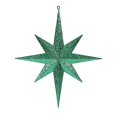 thumbnail image 1 of Vickerman M167504 Plastic Iridescent Glitter Bethlehem Star, 15.75", Green, 1 of 2