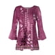 thumbnail image 4 of Camisas Awdenio para mujer, blusa informal de moda juvenil, cuello en V, camisa de tres cuartos, tops estampados de otoño, sudaderas, ofertas, 4 of 5