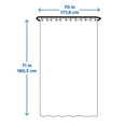 thumbnail image 2 of Mainstays Fabric Shower Liner, 70" x 71", Assorted Colors, 2 of 5