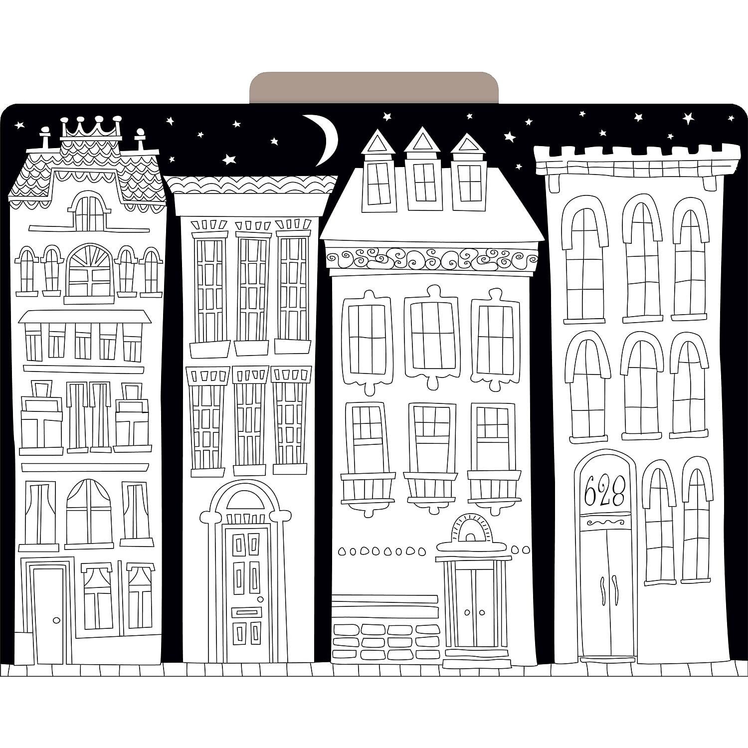 Barker Creek Bohemian Letter-Size File Folders • Multi-Design Set — 12/Set