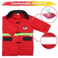 thumbnail image 2 of Disfraz de bombero infantil iPlay iLearn con walkie talkie de 3 a 7 años, 2 of 7