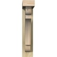 thumbnail image 2 of Ekena Millwork 4"W x 16"D x 20"H Olympic Block Rough Sawn Bracket w/ Offset Brace, Douglas Fir, 2 of 25